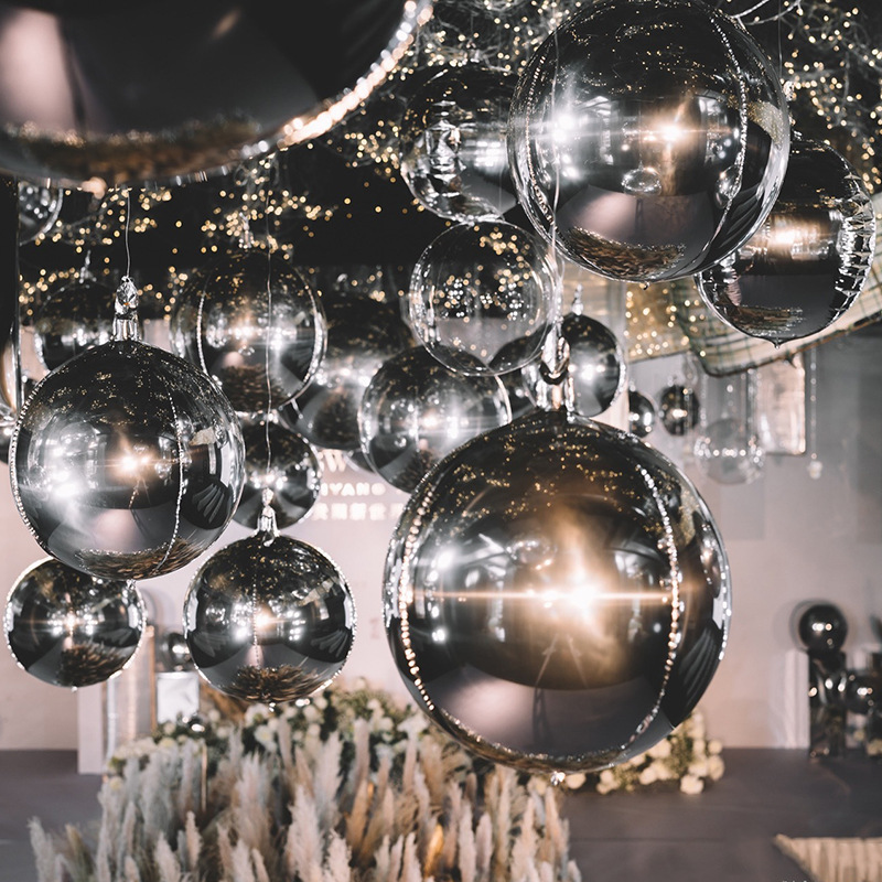 Creative wedding aluminum film balloon Macaron balloon Birthday party Wedding decoration scene decoration aerial suspended ceiling