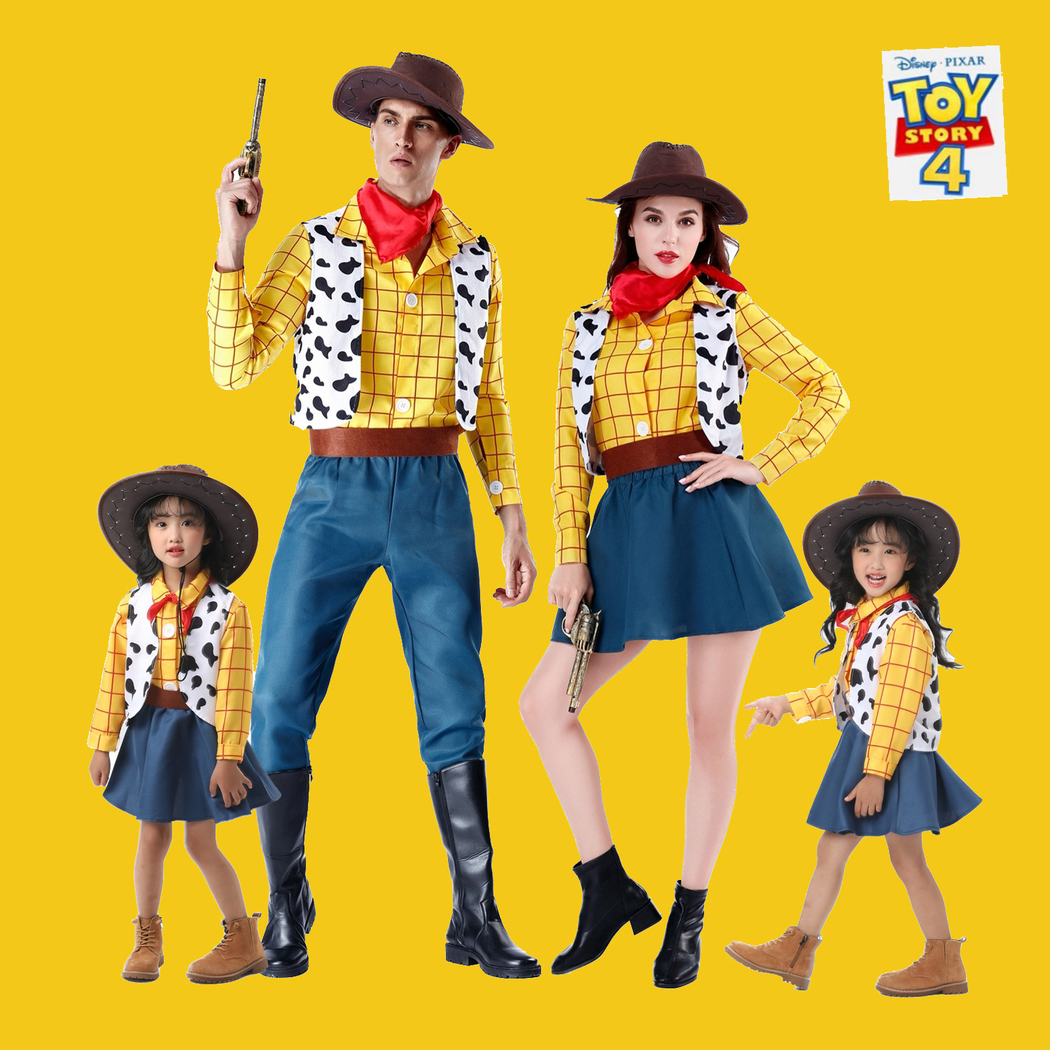 Halloween Costume Toy Story Family Cowboy Cos Character Kidsren