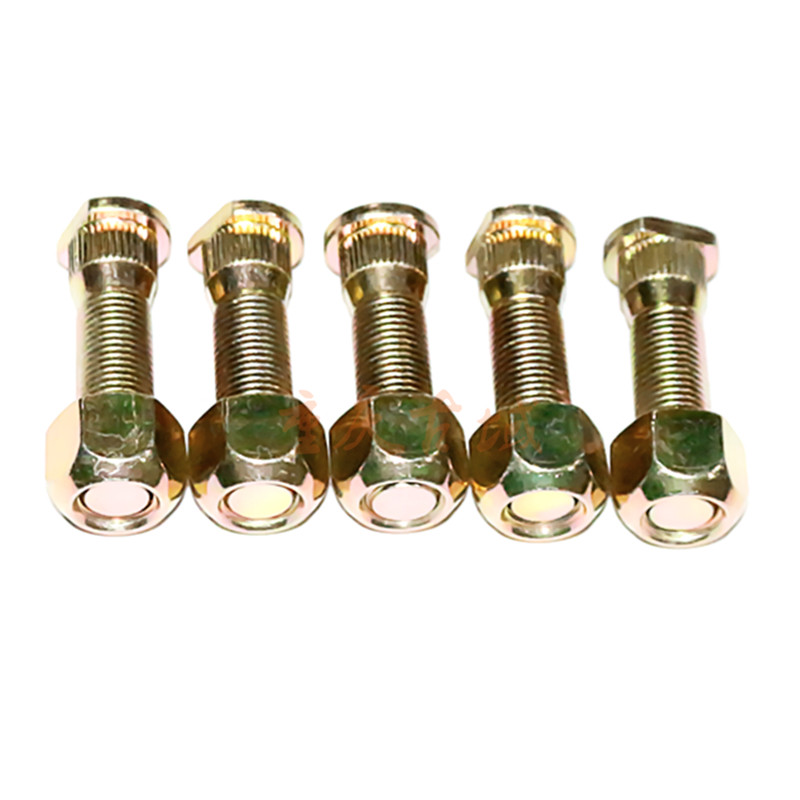 New product Jiangsu Zongshen Wanhu Futian tricycle 5-hole wheel hub steel ring screw tire twin rear wheel screw