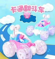 Xe lăn bánh đóng thế Piggy Peggy xe tải đổ Wang Wang đội điều khiển từ xa xe off-road xe sạc trẻ em đồ chơi xe bé trai máy bay đồ chơi điều khiển từ xa