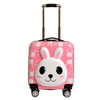 Маленький белый кролик розовый