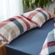 Chất lượng tốt Phong thủy gối bông cotton cặp bông sọc người lớn sọc 48 * 74cm ưu đãi đặc biệt gối chữ u