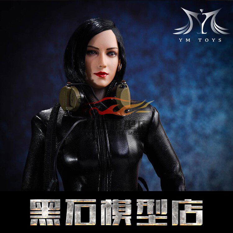 YMTOYS 1: 6 Asia Beauty Head Sculpture Eel Suitable for PHICEN Package Gel Female Body Soldier Occasional Spot