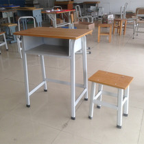 Dan tube student desks and chairs stool fixed desks training class school desk factory direct A01-1