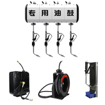 Automatic telescopic oil 15 m reel high pressure pipe coiler industrial oil coil disc refueling reel 10 m oil pipe