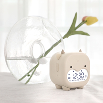 Smart small alarm clock students with new charging children cartoon mute electronic digital luminous clock cute Net Red