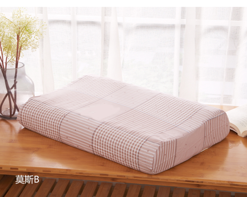 60 bông satin chà nhám gối cao su Thái tùy chỉnh 60x40 gối nhớ cao su 50x30 thực hiện gối kymdan