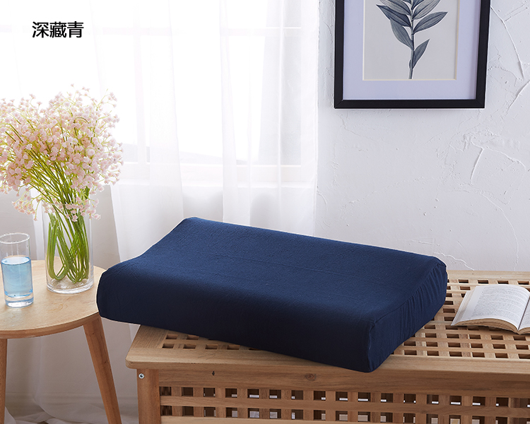 Mùa hè bông rửa bông Thái latex gối cotton 60x40 bộ nhớ pillowcase 50x30 pillowcase tùy chỉnh