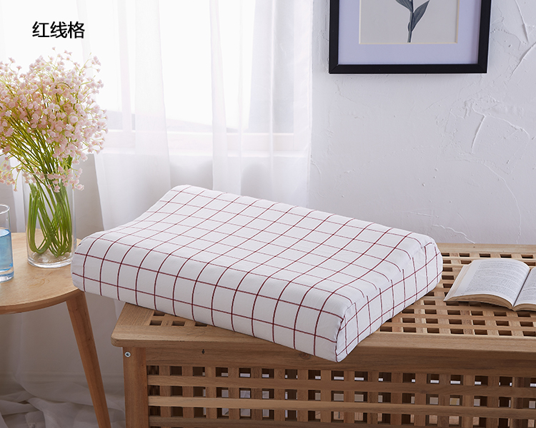 Mùa hè bông rửa bông Thái latex gối cotton 60x40 bộ nhớ pillowcase 50x30 pillowcase tùy chỉnh