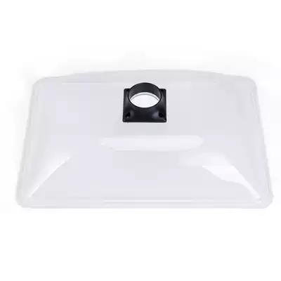 Moxibustion solder Hood, round square transparent cover, aluminum alloy cover, smoking cover, smoke removal Hood, silicone cover