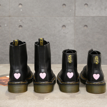 Leather six-hole Martin boots womens autumn and winter 2021 new wild British style ins cool street spring and autumn single boots short boots