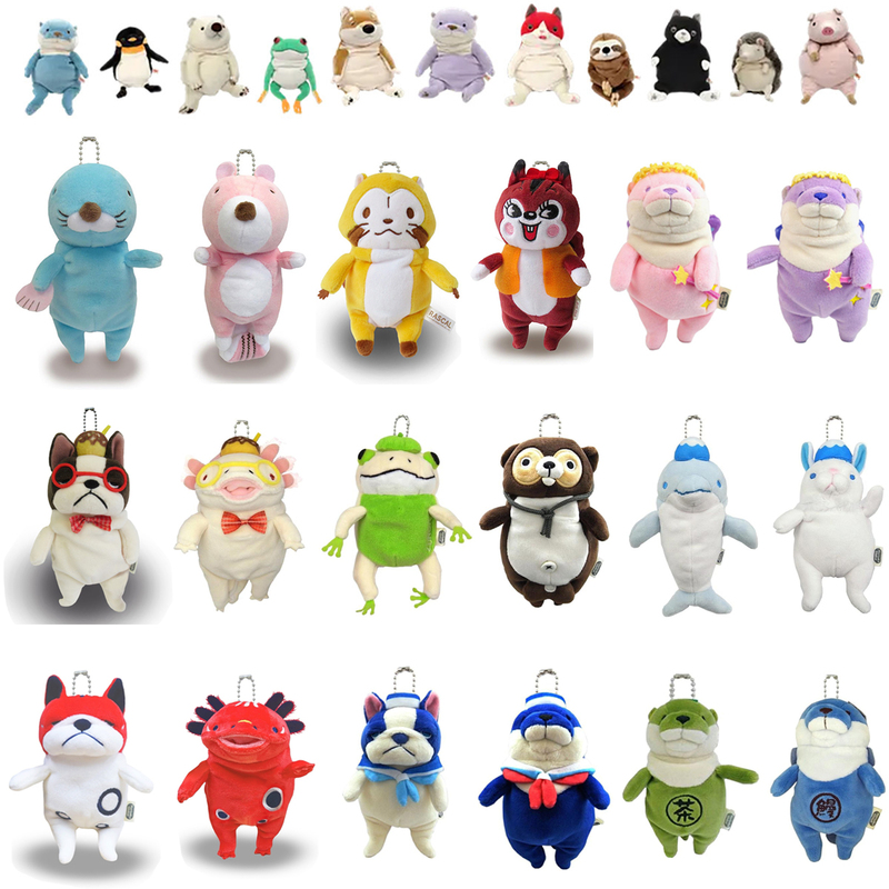 Authentic Japanese Morisaka Limited Edition Soft Mochi Plush Toy Pendant Series Cute Healing Otter Raccoon Authentic Japanese Morisaka Limited Edition Soft Mochi Plush Toy Pendant Series Cute Healing Otter Raccoon