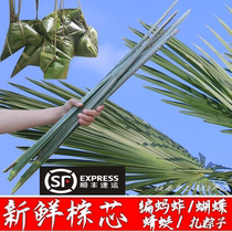 (Freshly picked)Farm palm leaf palm tree leaf palm core diy preparation material package dumplings tied rope