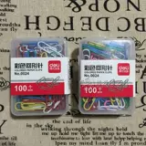 Натуральные булавки для цветной бумаги Deli Deli 0024 Булавки для цветной бумаги Бумажные булавки 28 мм 100 шт./кор.