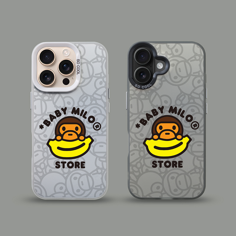 Trendy Brand Bape Banana Monkey Suitable for Apple 17Promax Phone Case New Iphone16Pro Niche High-End Feel 15Promax Couple Men and Women 14 Cartoon 13 Anti-Drop Protective Cover Trendy Brand Bape Banana Monkey Suitable for Apple 17Promax Phone Case New Iphone16Pro Niche High-End Feel 15Promax Couple Men and Women 14 Cartoon 13 Anti-Drop Protective Cover