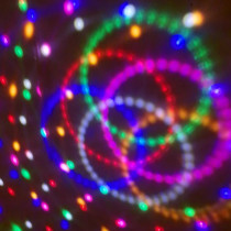 ktv flash rotating seven colored lights crystal magic ball bar light dance lamp Trampoline Light Stage Light Custom style