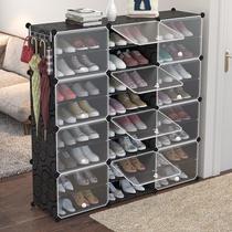 Balcony shoe rack multi-layer dustproof sun protection European shoe cabinet simple and durable finishing large capacity corridor economical