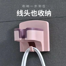 Toilet Hairdryer Rack Holder-free wall hanging dryer dryer bathroom shelf hanging rack