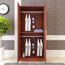 Wardrobe simple economical simple Cabinet two door rental Assembly full hanging wardrobe childrens bedroom panel