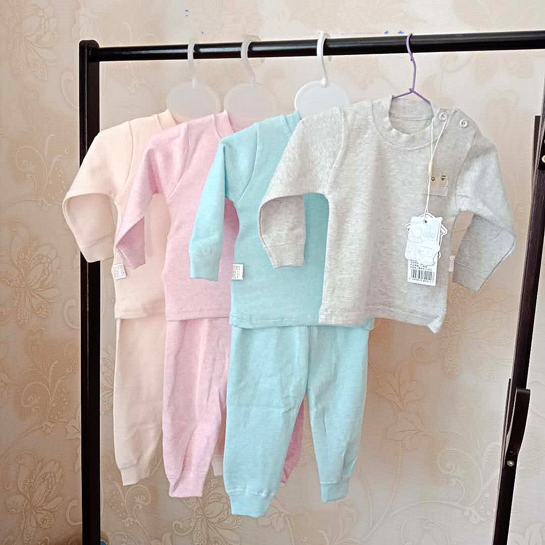 Heart Xin Bao Children's underwear suit Baby cotton sweater Two sets 