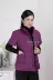 Phụ nữ trung niên mùa thu đông mới cỡ lớn xuống cotton nửa tay áo vest mẹ vest vest vest dày áo nữ đẹp Áo vest