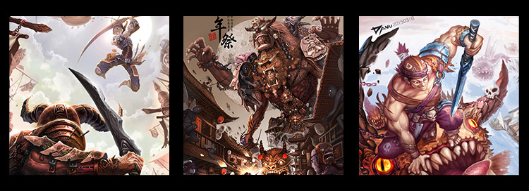 《死灵宿主》武侠风插画视频教程_绘画教程