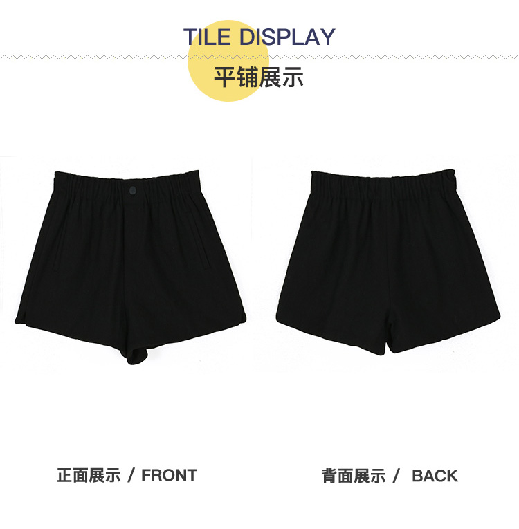 Mùa đông quần short len ​​dày eo cao quần rộng chân đàn hồi eo hoang dã kích thước lớn quần mỏng giày nữ mùa thu và mùa đông mặc thời trang trung niên nữ cao cấp 
