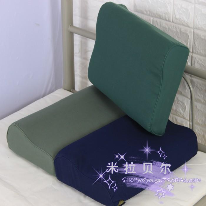 04 gối 06 gối đơn vị học sinh gối ký túc xá gối quân đội màu xanh lá cây gối quân đội đào tạo gối đơn gối lông ngỗng