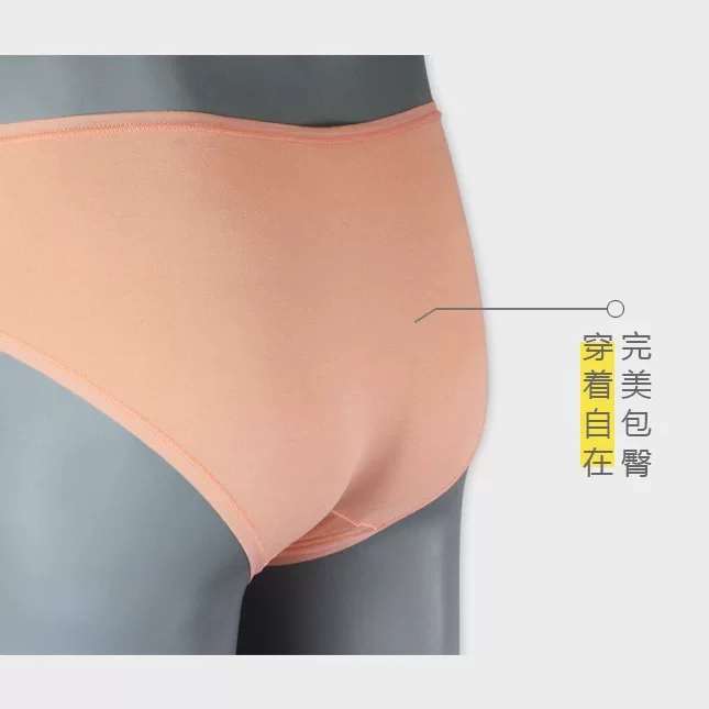 内优堂 NEYO Lenzing Modal Nude Underwear Women's Medium High Waist Non-Hip Invisible Seamless Breast Beauty Underwear