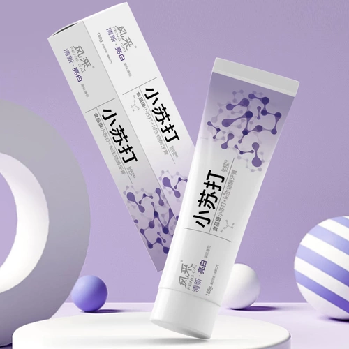 Fe Jindian в стиле стоматолога маленькая газированная зубная паста ярко -белая мята, свежее дыхание, семейство девочек мужского пола доступно доступно