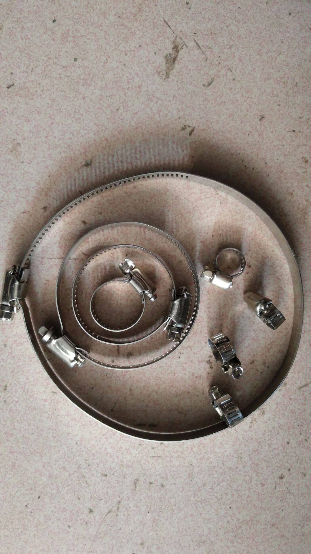 Stainless steel throat hoop stainless steel clamp hoop pipe clamp hoop 12-20 13 16 18 19 21 25