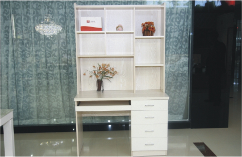 Bộ phòng ngủ tối giản hiện đại 1,8 m giường đôi Bốn tủ quần áo kết hợp bàn trang điểm kệ tivi gỗ
