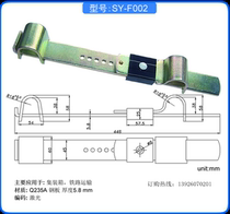 Special locks for import and export containers Reinforced door locks Steel plate large iron locks Container large iron seals