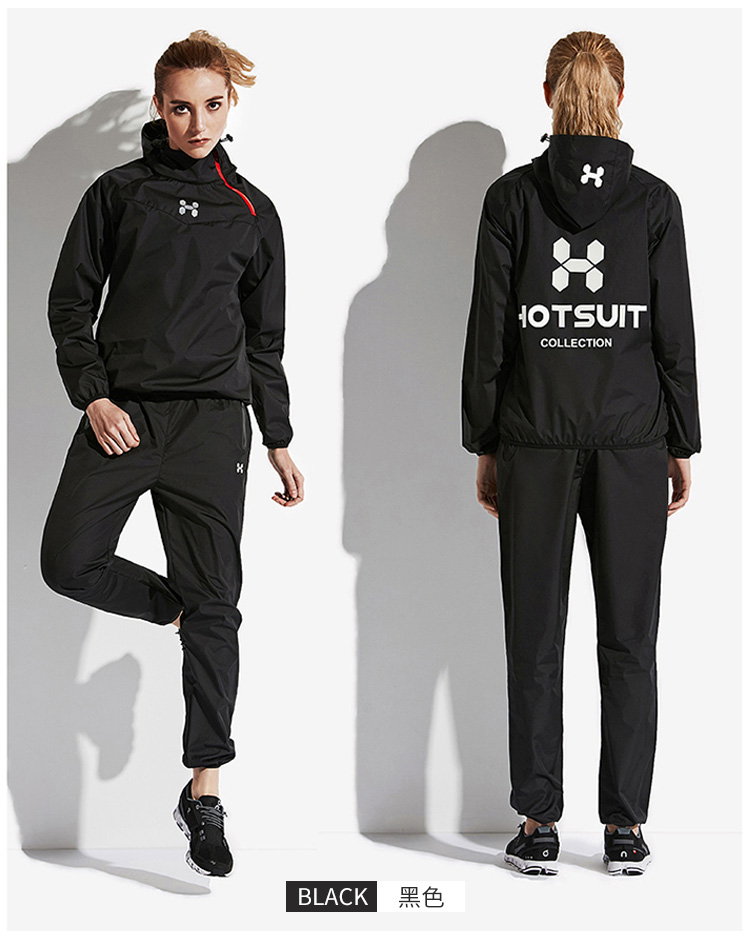 Ánh sáng bên trong US HOTSUIT vụ nổ mồ hôi phù hợp với nữ mồ hôi phù hợp với nữ phù hợp với cơn sốt thể thao chạy bộ mồ hôi - Thể thao sau bộ adidas nữ mùa hè