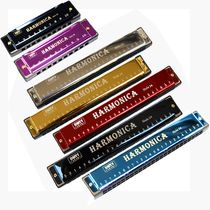 Damei Angel 24-hole C-tone harmonica Childrens musical instrument 10-hole Blues beginner adult harmonica toy 118