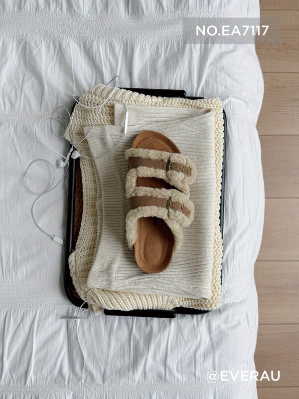 Authentic Australian Everau 2026 New Model Wool Integrated Full Leather Wool Slippers Ea7117 Authentic Australian Everau 2026 New Model Wool Integrated Full Leather Wool Slippers Ea7117