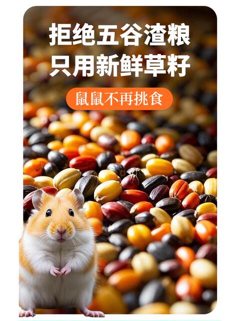 ອາຫານ hamster ໂພຊະນາການອາຫານຫຼັກອາຫານ freeze-dried golden bear ອາຫານພິເສດທີ່ກະກຽມດ້ວຍຕົນເອງ ອາຫານອາຫານຫນູ
