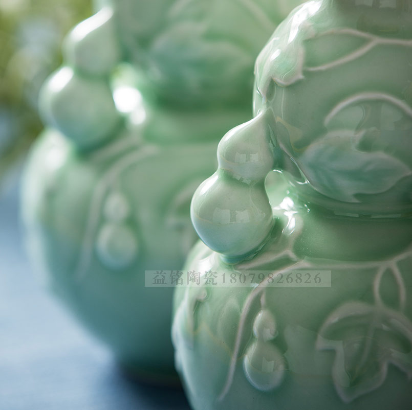 Jingdezhen chai rượu vang gốm 1 kg 2 kg rượu vang nhà rượu vang trắng bàn thờ con dấu hông bình khắc ly rượu vang rona