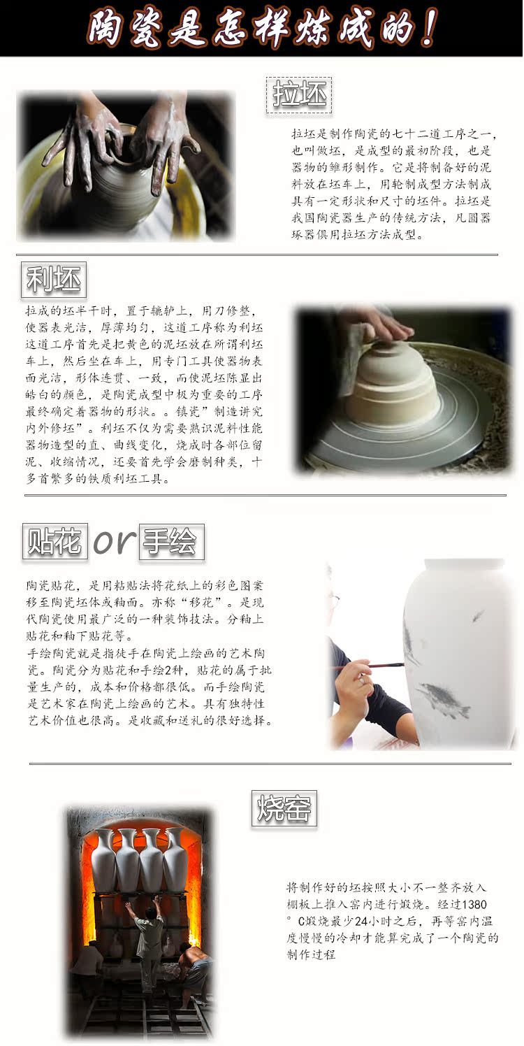 Jingdezhen gốm 1 kg chai rượu vang ngọc chậu mùa xuân chai rượu vang trắng chai màu xanh và trắng hình con số rượu vang trống chai rượu vang bộ - Rượu vang ly rượu vang rona