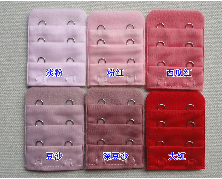 Lớn 2 hàng khóa 3 hàng 2 khóa đồ lót khóa dài áo ngực khóa mở rộng khóa tăng trưởng khóa khóa kết nối khóa móc khóa nới rộng áo ngực