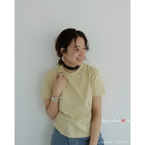 todayful Japan~30% off letter round neck short-sleeved T-shirt