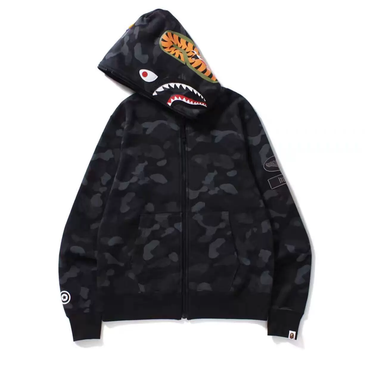 BAPE Black and White Shark Hand Hand
