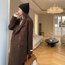 What about Kim Sus sweatshirt womens winter Korean version easy to collect waist thickened and warm over the knee what about the pure color of the coat?