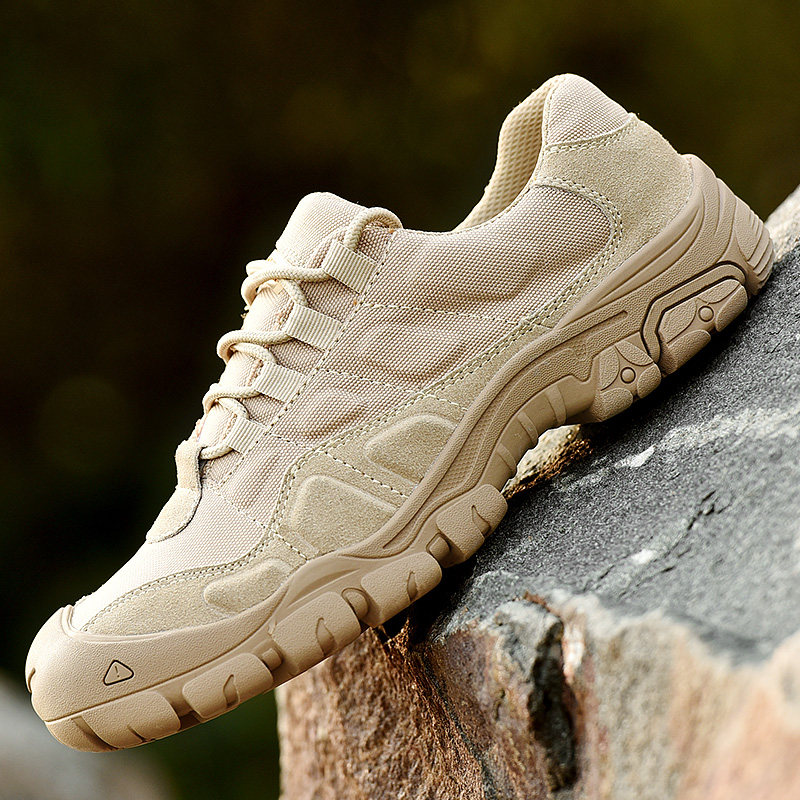 Wood Antelope Outdoor Shoes Mesh Military Fan Sneakers Climbing Shoes Waterproof Breathable Non-Slip Hiking Shoes Men