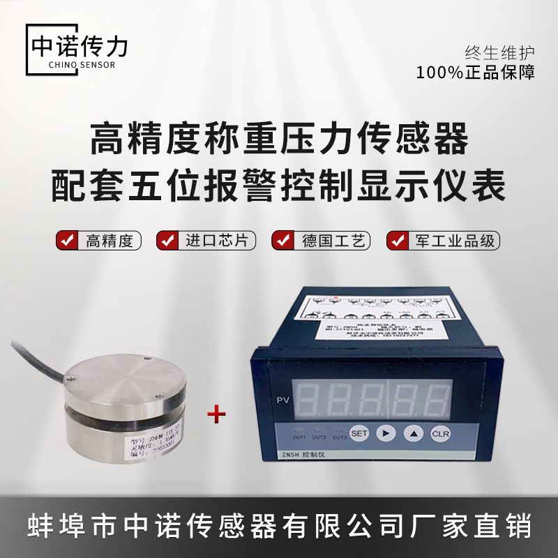 Gravity Pressure Force Measuring Load Cell Digital Display Controller Instrument Press Industrial Grade Stainless Steel Waterproof