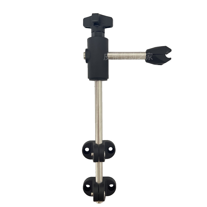 Conveyor Combination Guardrail Bracket with Adjustable Plastic Head Unit, Upper and Lower Adjustable Guardrail Bracket and Barrier Fixing Components Conveyor Combination Guardrail Bracket with Adjustable Plastic Head Unit, Upper and Lower Adjustable Guardrail Bracket and Barrier Fixing Components