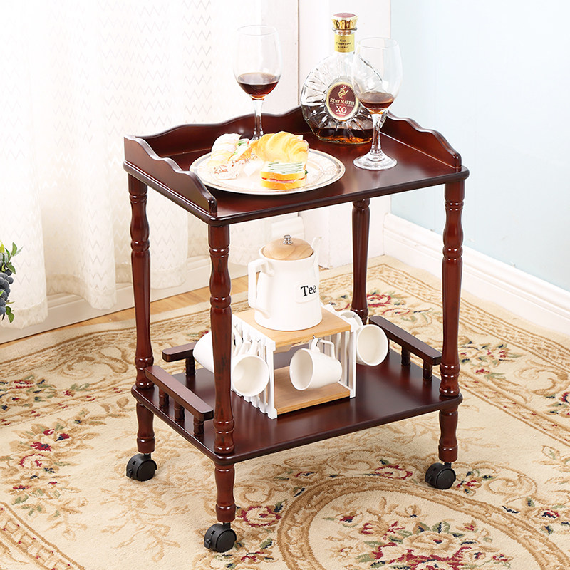 Shelf small family Type dwarf mahjong table Small table Creativity Coffee Table Tea Building Tea Water Shelf A Few Solid Wood