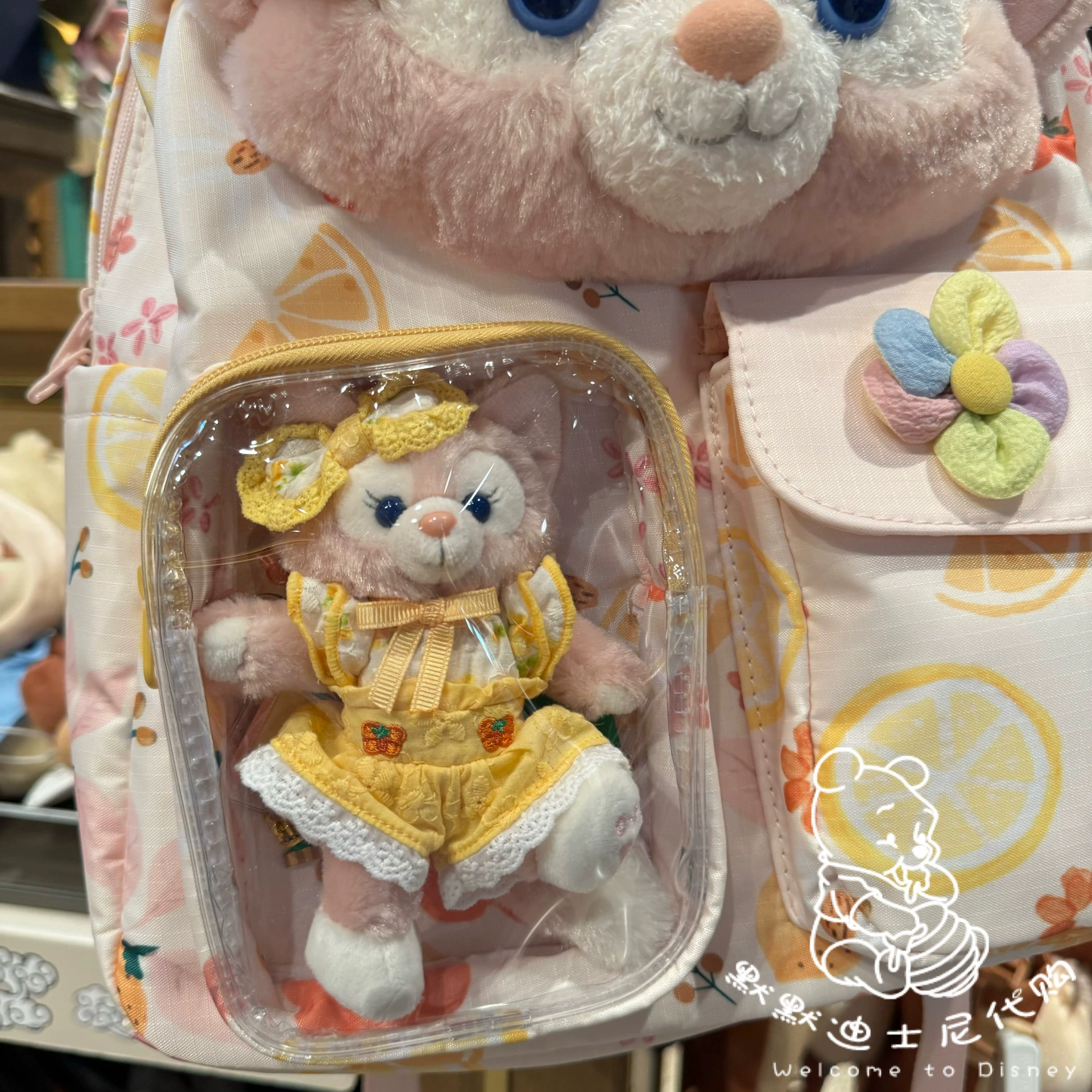 Шанхайский Диснейленд 2024 летний рюкзак Little Fox Lina Belle, школьная сумка, походная сумка