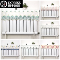 Radiator cover household old-fashioned cast iron anti-smoking wall semi-packaging decoration plumbing fabric four seasons dust cover new customization