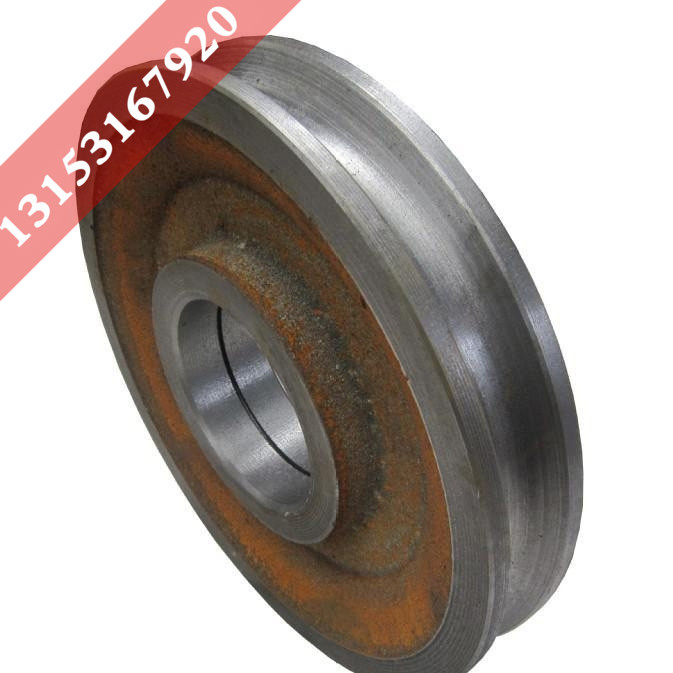 Cast iron pulley custom tower crane wire rope wheel 140*47 52 crane pulley u slot 20 holes